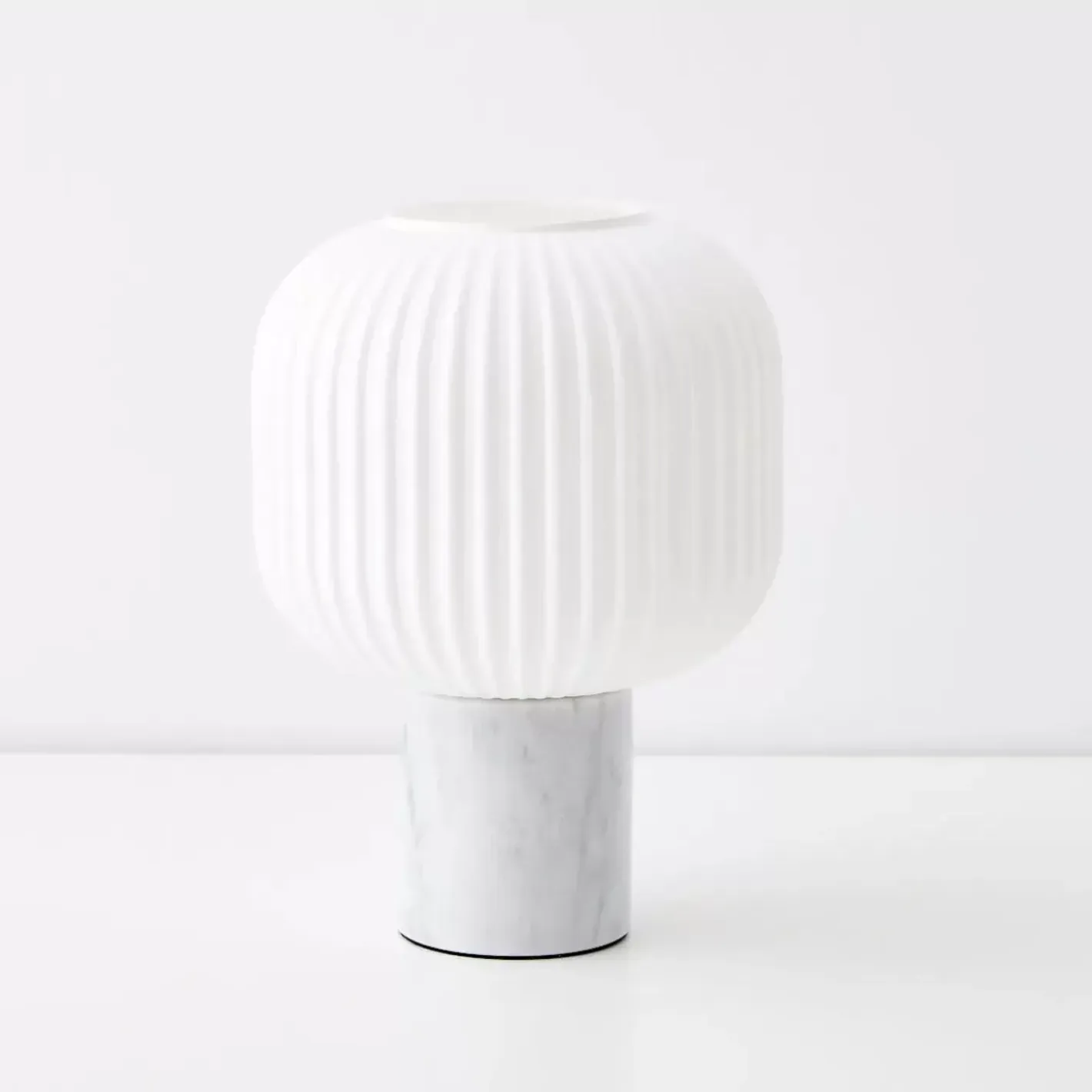 Online Accordion Marble Table Lamp White Lighting
