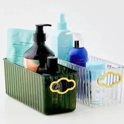 New Acrylic Bottle Storage Container Clear Bathroom Storage