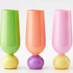 Discount Aden Cocktail Glass Pink Wine Glasses