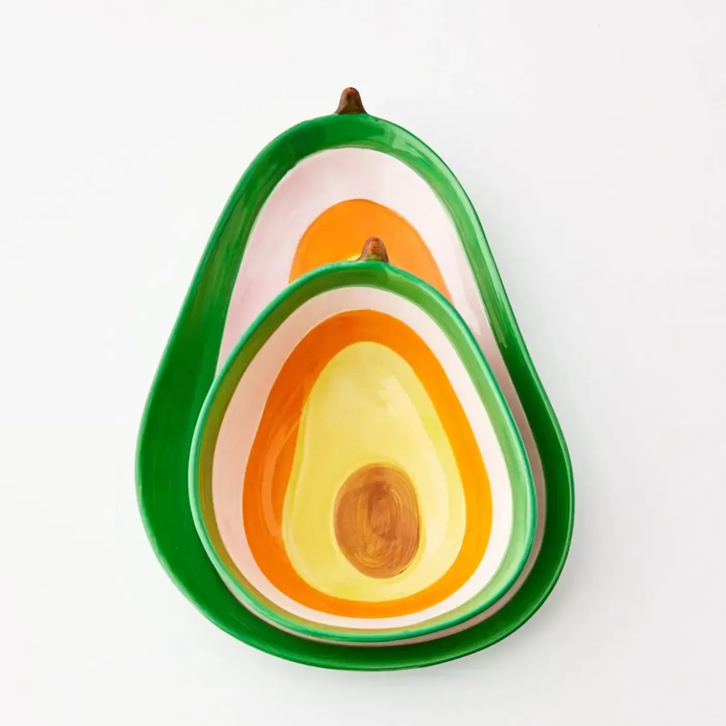 Online Avocado Ceramic Bowl Green Tableware