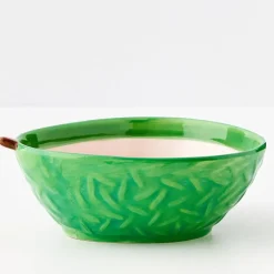 Online Avocado Ceramic Bowl Green Tableware