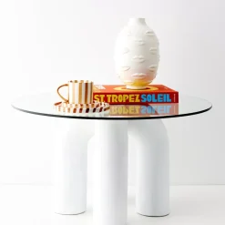 Clearance Baci Ceramic Vase White Vases