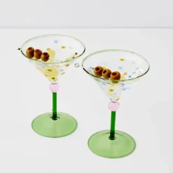 New Bijoux Martini Cocktail Glass Set Cocktail Glasses