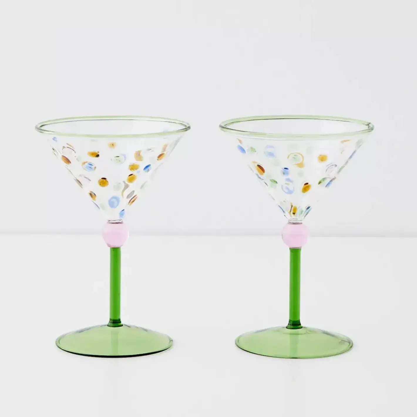 New Bijoux Martini Cocktail Glass Set Cocktail Glasses