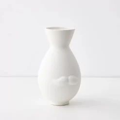 New Bisous Ceramic Urn Vase White Vases