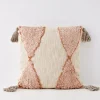 Best Boho Cotton Cushion With Insert Nude/Pink Cushions & Throws
