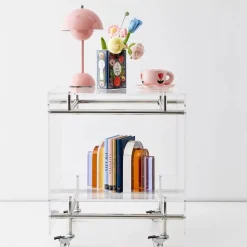 Online Bow Crystal Bookends Amber Purple Decorative Objects & Trays