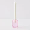 Online Briolette Crystal Taper Candle Holder Pink Candle Holders