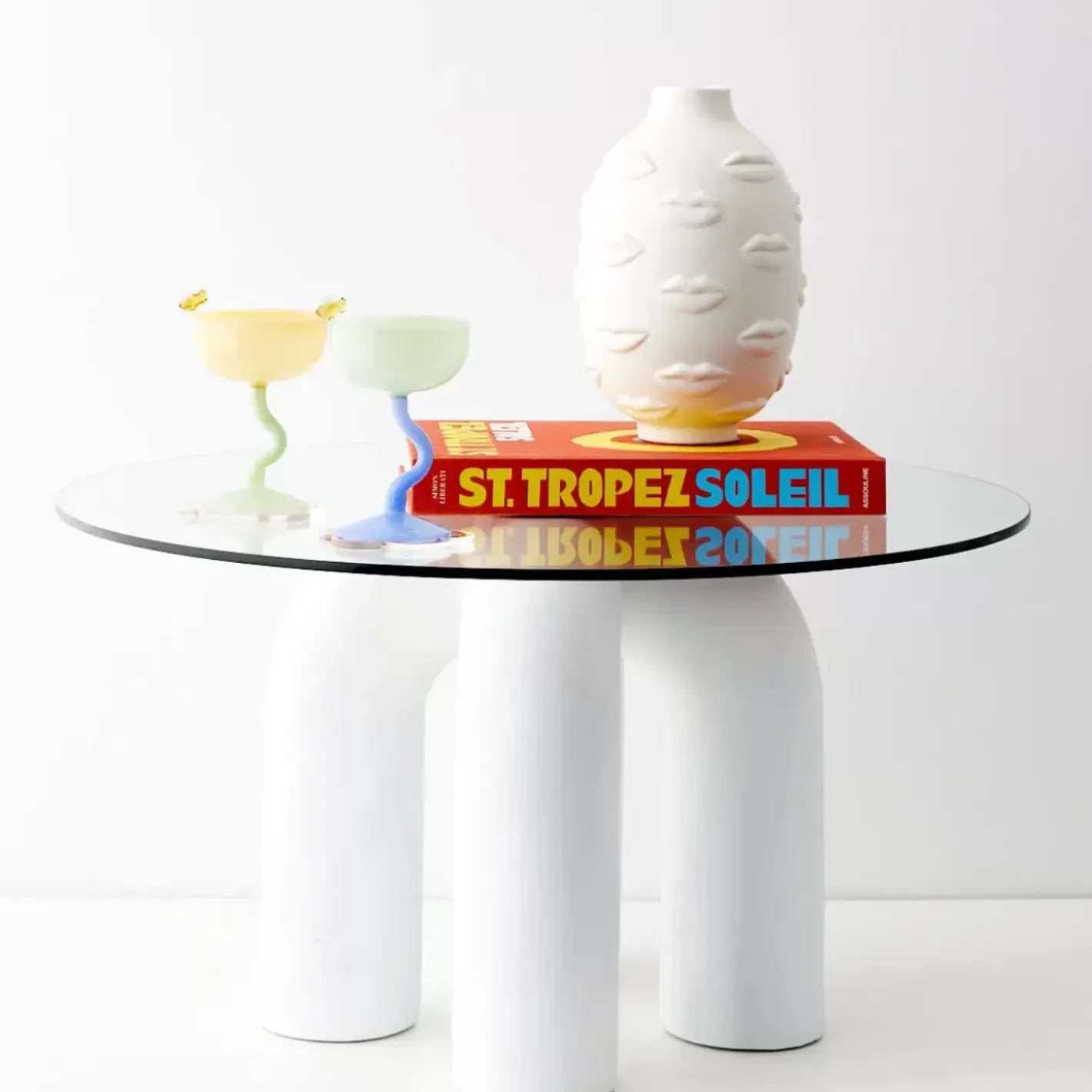 Bumble Cocktail Glass Yellow/Green Cocktail Glasses