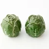 Outlet Cabbage Ceramic Salt & Pepper Shakers Tableware
