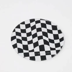 Sale Check Acrylic Coaster Black Tableware