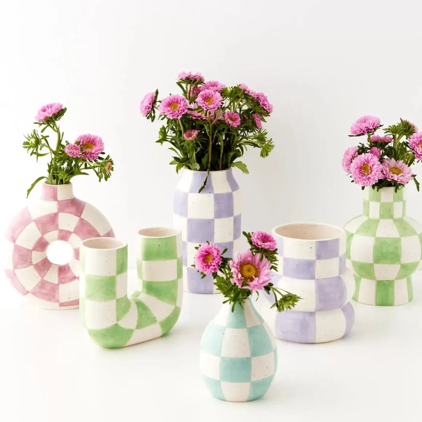 Sale Check Ceramic Vase Blue Vases