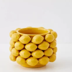 Best Citron Lemon Ceramic Vase Vases