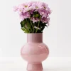 Discount Coloured Glass Vase Pink Vases