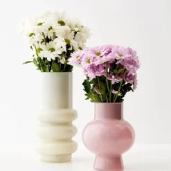 Discount Coloured Glass Vase Pink Vases