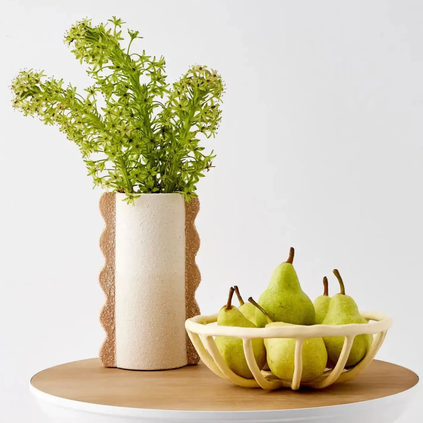 Outlet Copacabana Ceramic Vase Ivory Vases