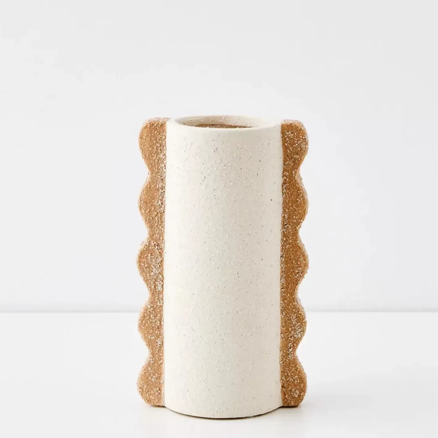 Outlet Copacabana Ceramic Vase Ivory Vases