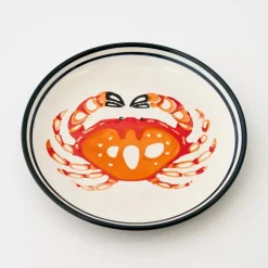 Discount Crab Ceramic Side Plate Tableware