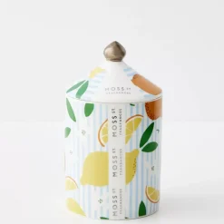 Discount Crushed Salt & Lemon Zest Soy Scented Candle Home Fragrance