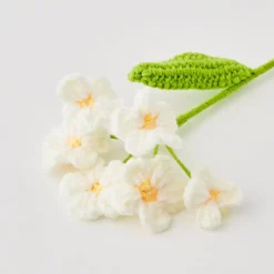 Sale Daisy Hand Knitted Crochet Flower White Vases