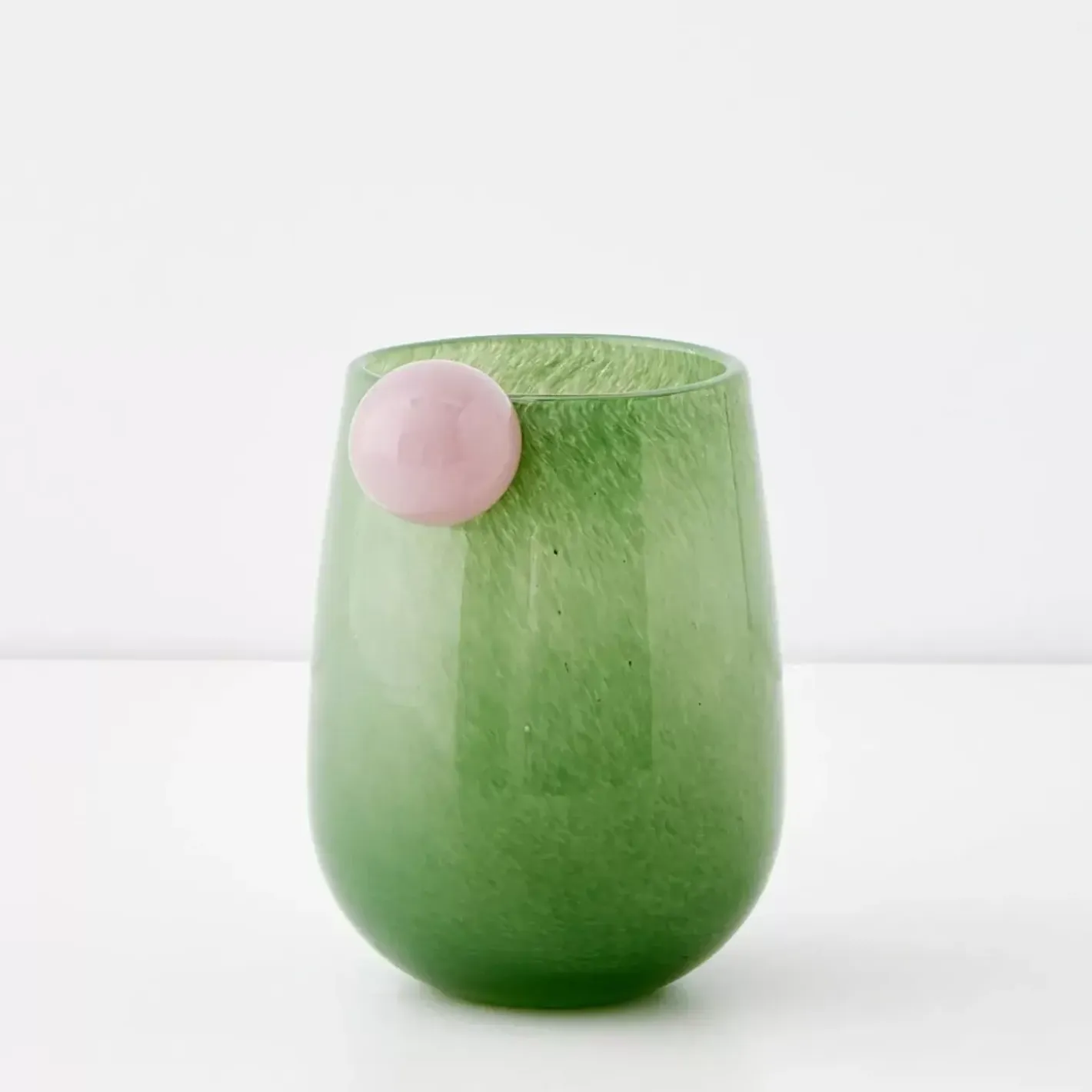 Outlet Droplet Medium Coloured Glass Vase Teal Vases