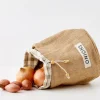 Outlet Farmstead Cotton/Jute Onion Bag Pantry & Fridge Storage