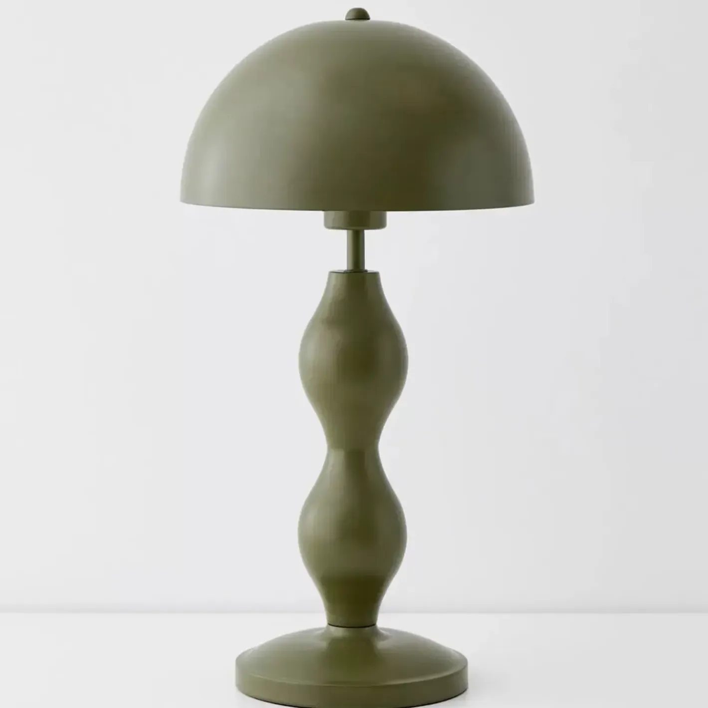 Hot Hourglass Metal Table Lamp Olive Lighting