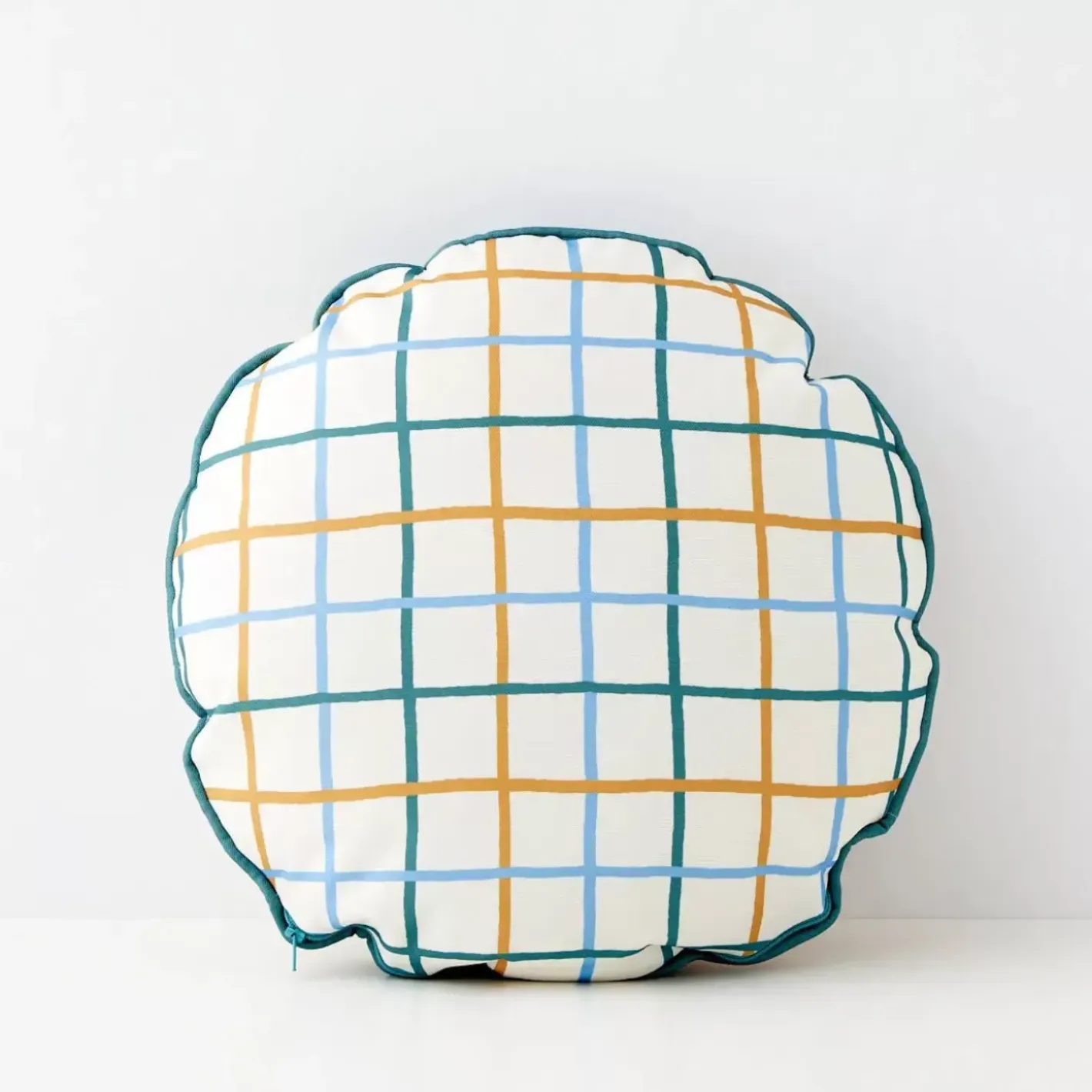 In Bloom Alfresco Cushion With Insert Blue Cushions & Throws