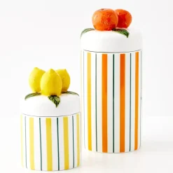 Discount Lemon Ceramic Canister Kitchen Accessories