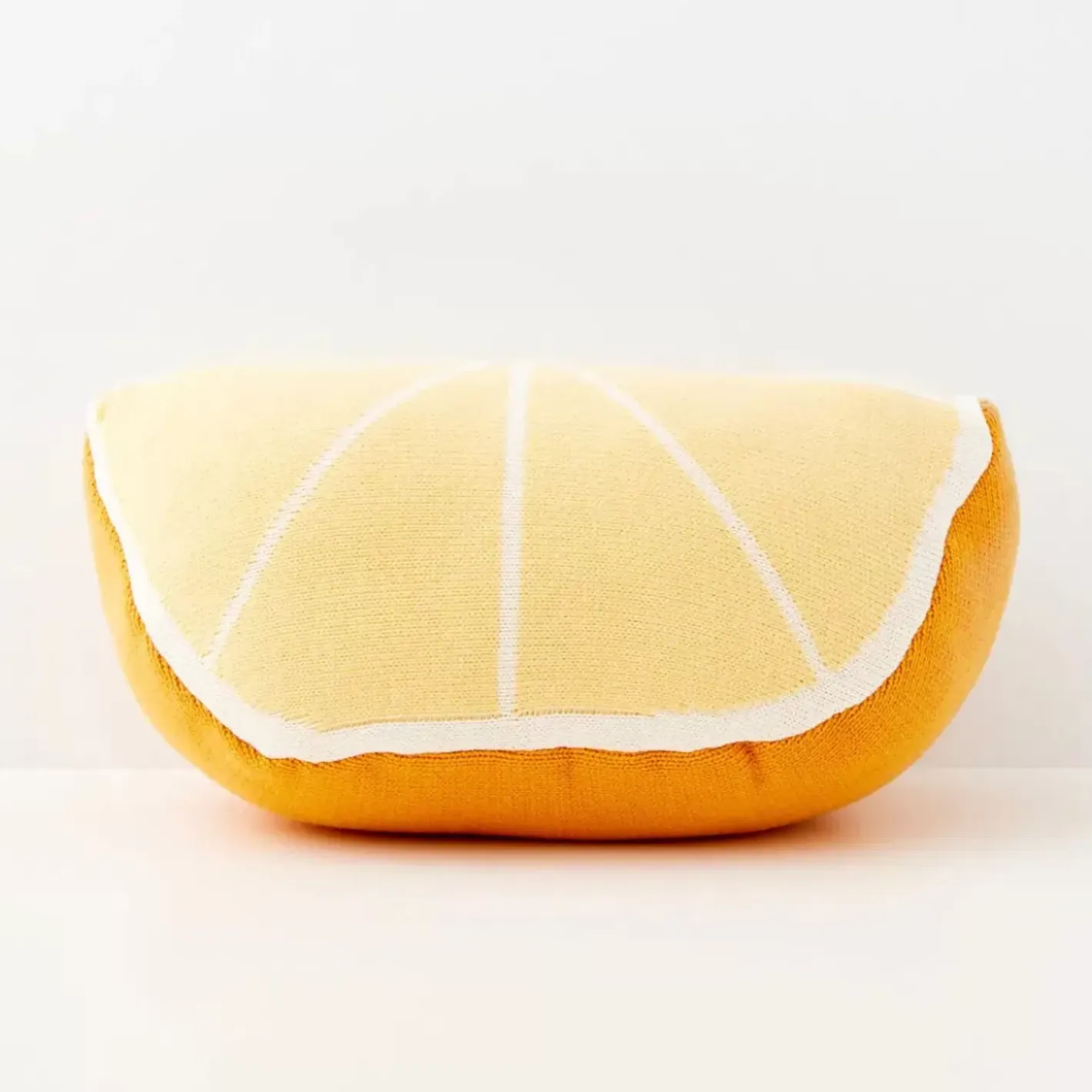 Clearance Lemon Yellow Cotton Cushion Cushions & Throws