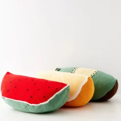 Clearance Lemon Yellow Cotton Cushion Cushions & Throws