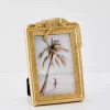 Clearance Leopard Resin Photo Frame Gold Decorative Objects & Trays