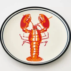 Outlet Lobster Ceramic Plate Tableware