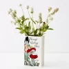 Discount Looking Glass Ceramic Book Vase White Vases