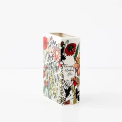 Discount Looking Glass Ceramic Book Vase White Vases