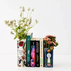 Discount Looking Glass Ceramic Book Vase White Vases