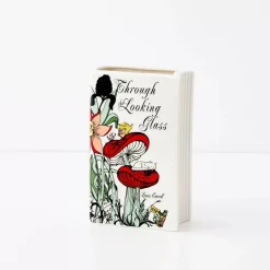 Discount Looking Glass Ceramic Book Vase White Vases