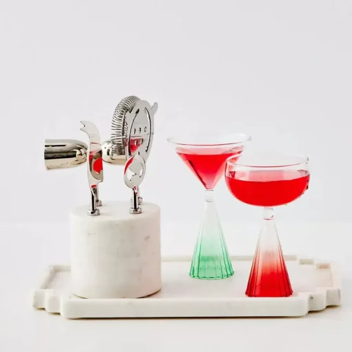 Hot Lux Marble Bar Tool Set Bar Tools & Accessories - Abode Muse