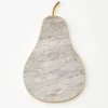 Outlet Lux Pear Marble & Brass Charcuterie Board Serveware