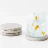 Best Marble Coasters 4 Pack Beige Tableware