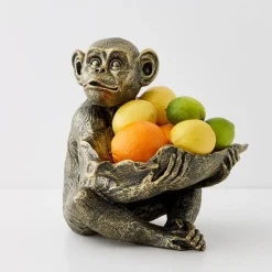 Outlet Max Monkey Resin Sculpture Decorative Objects & Trays