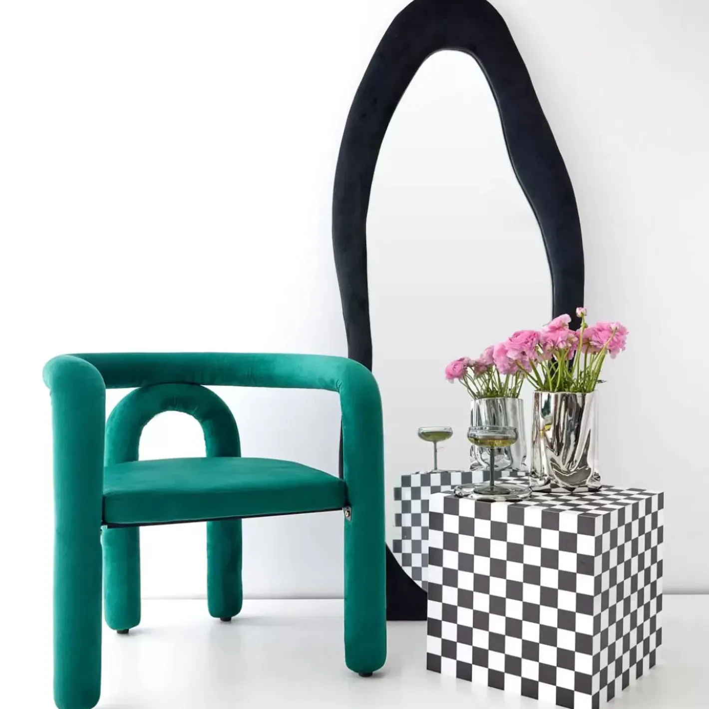 Online Mercury Metal Vase Silver Vases