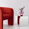 New Mirror Cube Acrylic Side Table Furniture