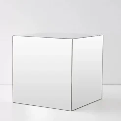 New Mirror Cube Acrylic Side Table Furniture