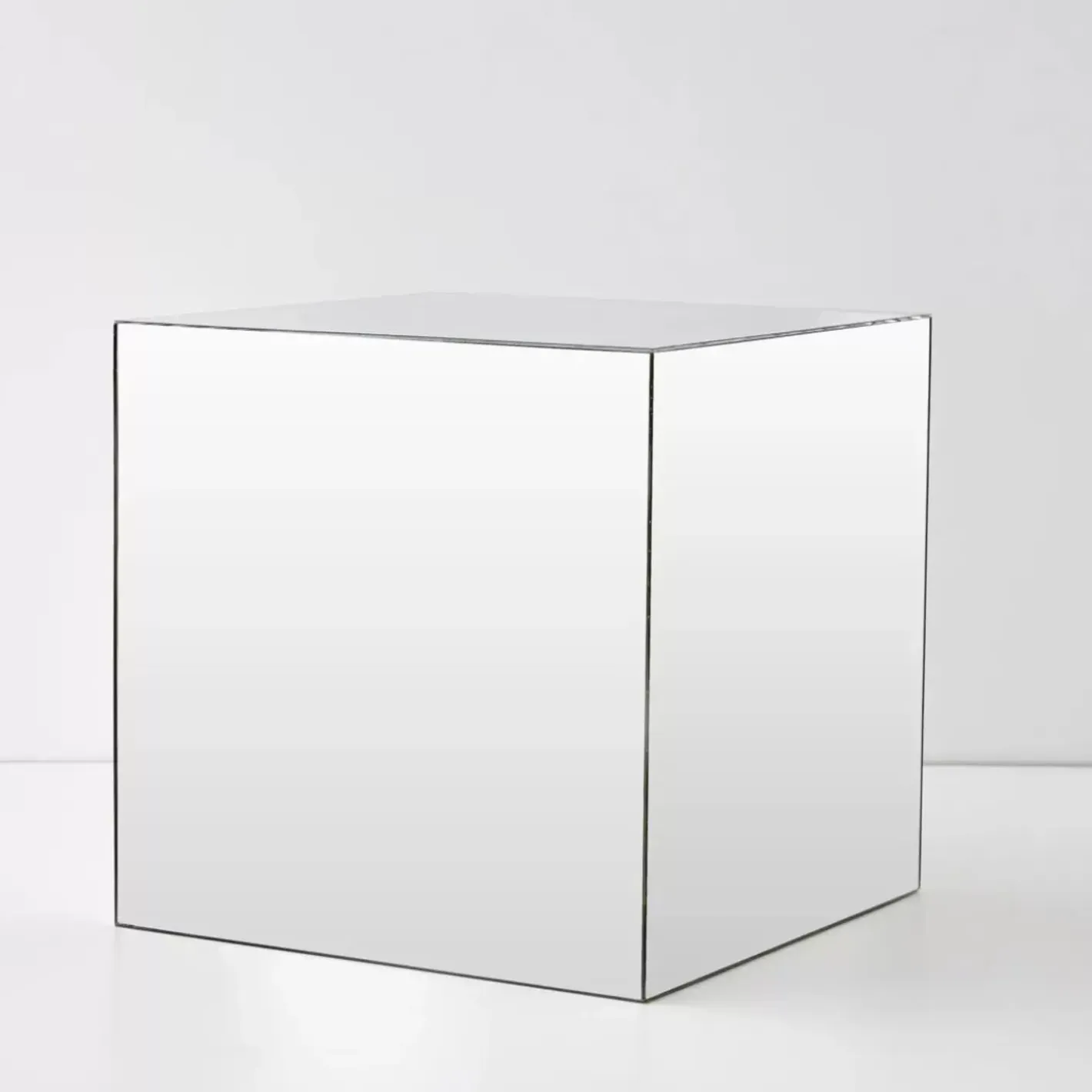New Mirror Cube Acrylic Side Table Furniture