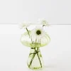 Online Mushroom Coloured Glass Vase Green Vases