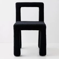 Online Nordic Accent Chair Boucle Black Furniture