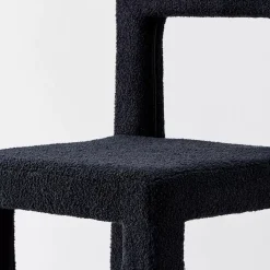 Online Nordic Accent Chair Boucle Black Furniture