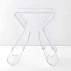 Paperclip Acrylic Side Table Clear Furniture