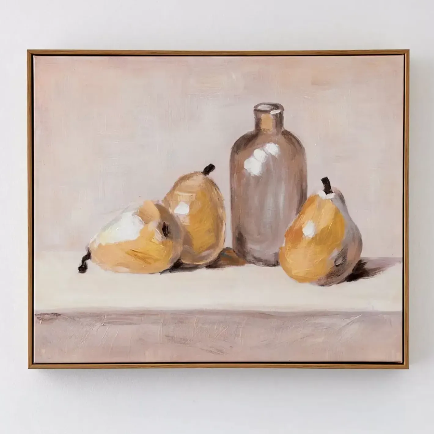 Pears Framed Canvas Oil Painting Wall Art